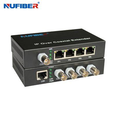 10 100Mbps Ethernet over Coaxiale Vergroting 2KM met 1BNC 4LAN