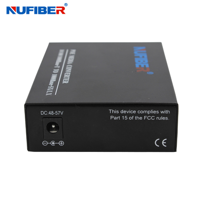 SFP aan de Vezelconvertor van RJ45 30W Gigabit POE voor kabeltelevisie-Netwerk