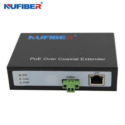 10 / 100Mbps POE Ethernet over Verdraaide Paarconvertor IP meer dan 2 Draadvergroting 52V