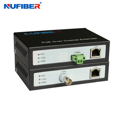10 / 100Mbps POE Ethernet over Verdraaide Paarconvertor IP meer dan 2 Draadvergroting 52V