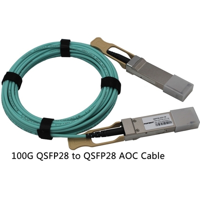 QSFP28 aan QSFP28 Vezel Optische Kabel AOC 100G, 1M Active Copper Cable