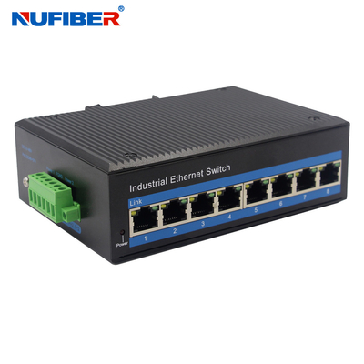 OEM POE Gigabit Industrieel Ethernet-Optisch Netwerk van de Schakelaarvezel met 4/8 Havens
