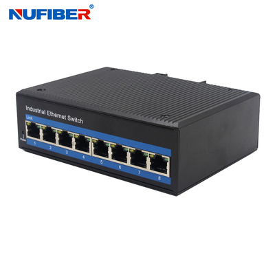 OEM POE Gigabit Industrieel Ethernet-Optisch Netwerk van de Schakelaarvezel met 4/8 Havens