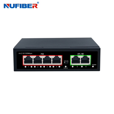 8xFE POE + 2FE-de Havenmacht van Opstraalverbindingsutp over Ethernet-Schakelaar POE voor de Camera's van kabeltelevisie IP