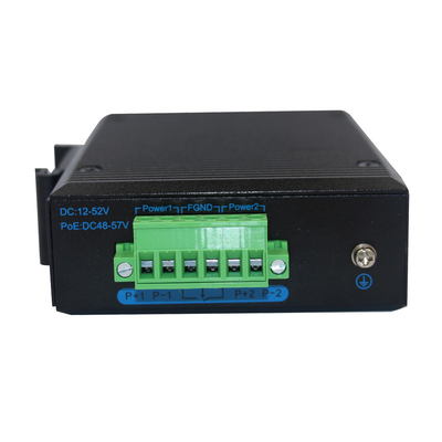 8x10 / 100M UTP Ethernet Adapter van de de Schakelaar24v Macht van Haven de Industriële Ethernet