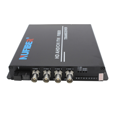 1080P vezel Videoconvertor 4 kanaal Enige Vezel SM 1310/1550nm FC voor kabeltelevisie