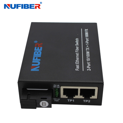 10 100M Ethernet Fiber Switch 2 UTP 1 Sc-Haven 3 Jaar Garantie