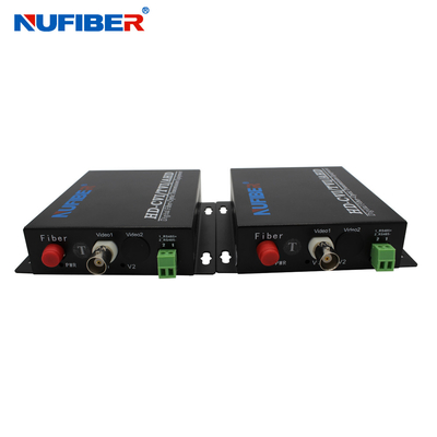 De Vezel Audioconvertor van 1RS485 1BNC, Optische Videozender en Ontvanger