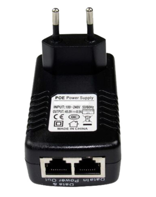 10/100M 48V 0.5A de Voeding van de EU POE Ethernet voor Veiligheidscamera