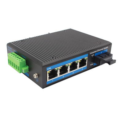 IP40 4 de Vezelmedia van Gigabit Ethernet van het Havendin Spoor Convertor
