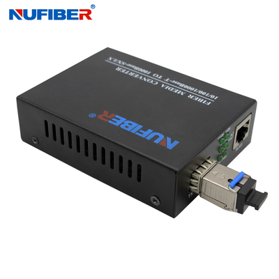 De Groef Optische Media van Gigabitsfp Convertor 10/100/1000M SFP aan de Convertor 5V1A van UTP Ethernet
