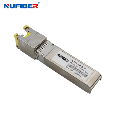 Van de het Koper10g RJ45 SFP Module van SFP-10g-t 10G Zendontvanger 30M Compatible With Alcatel